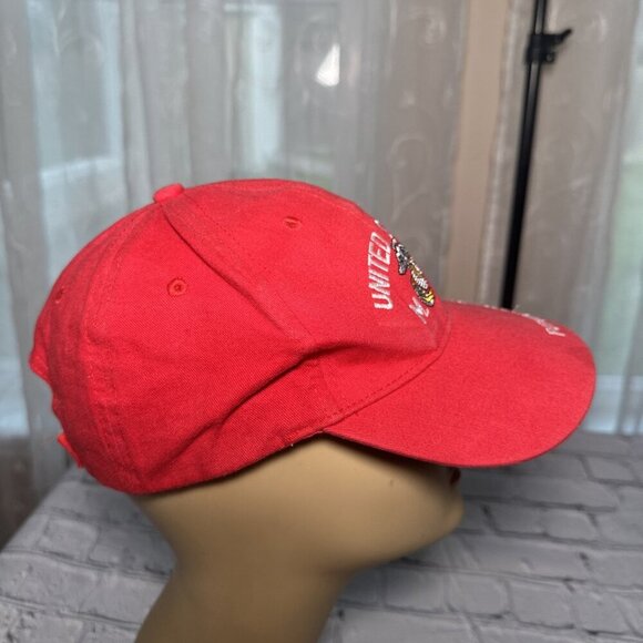 USMC Future Marine United States Marines Corps Embroidered Red Baseball Cap Kids - Picture 10 of 15